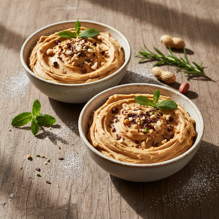 Creamy Peanut Butter Cookie Dough Bowls