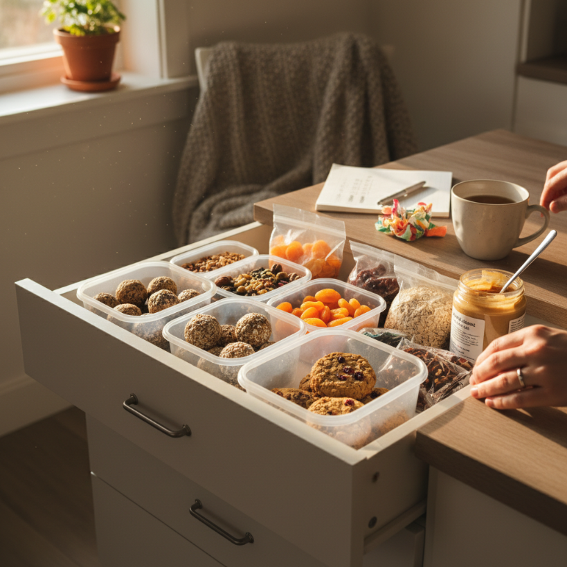Lactation Snack Drawer: What to Stock and Why preparation