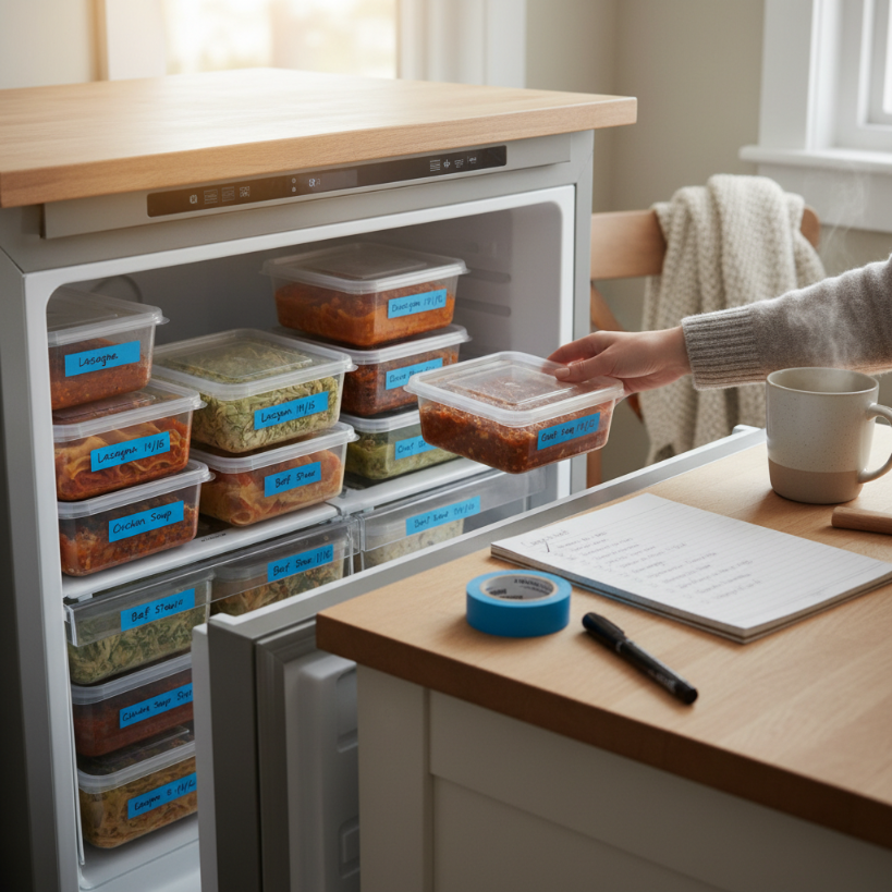 The Ultimate Third Trimester Freezer Meal Prep Checklist preparation