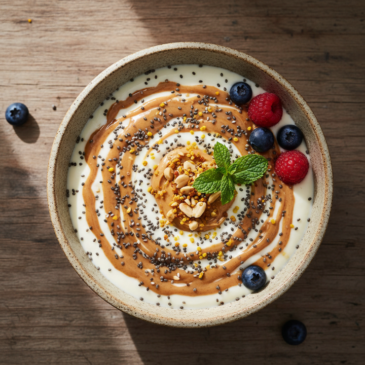 Peanut Butter & Chia Protein Yogurt
