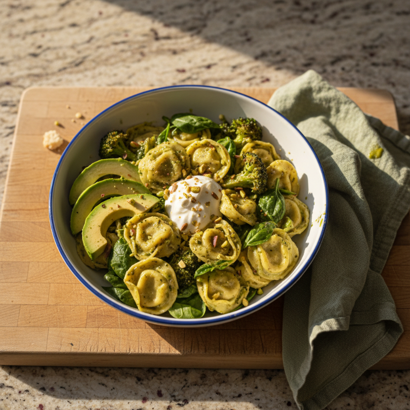 The Green Goddess Tortellini Bowl