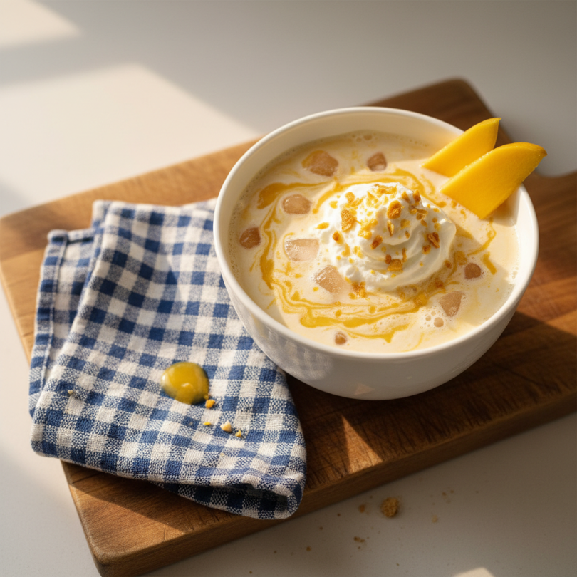 Creamy Mango Iced Latte
