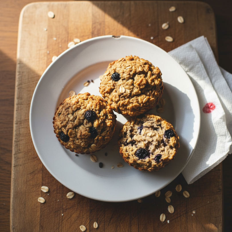 Lactation-Booster Oatmeal Muffins