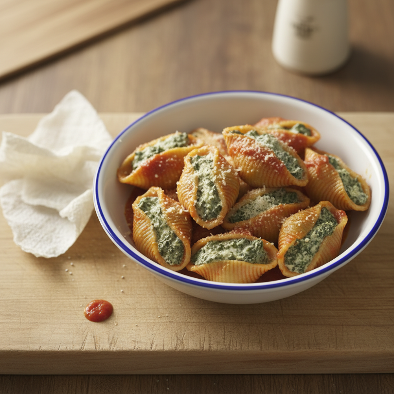 Spinach & Ricotta Stuffed Shells