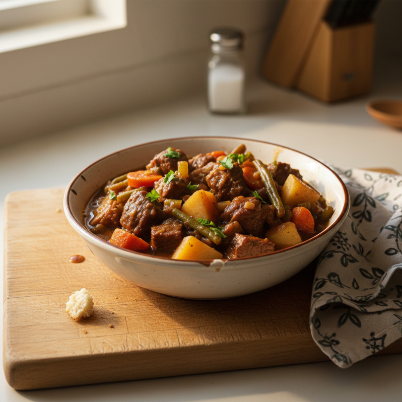 Slow Cooker Beef and Veggie Stew