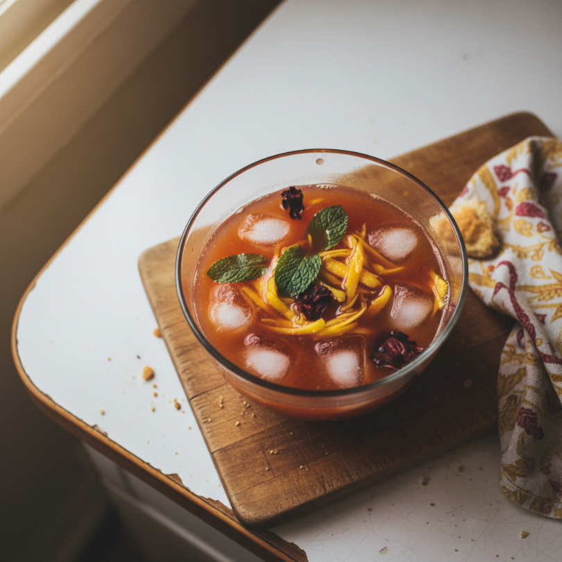 Mango Hibiscus Punch