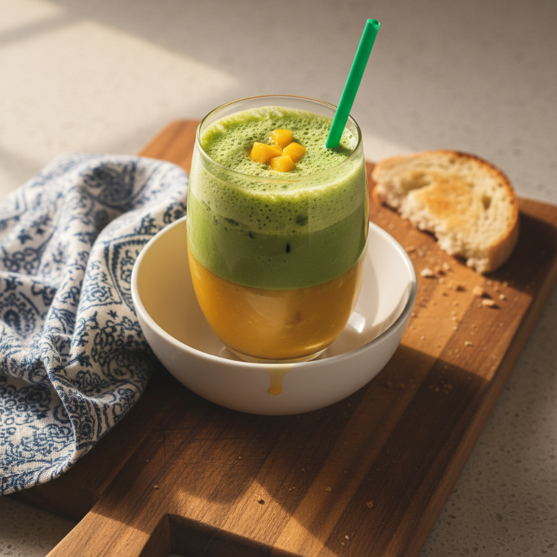 Mango Matcha Iced Tea