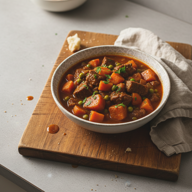 Slow-Cooker Beef & Sweet Potato Stew