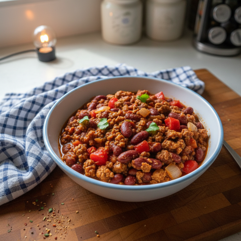 Slow Cooker Turkey Chili