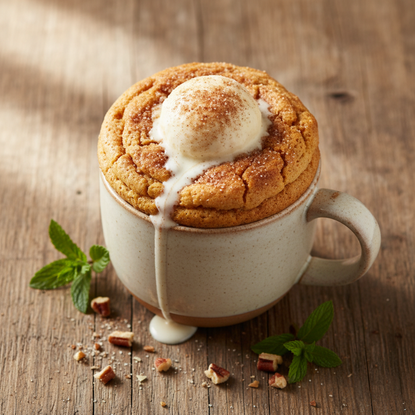 1-Minute Snickerdoodle Mug Cake