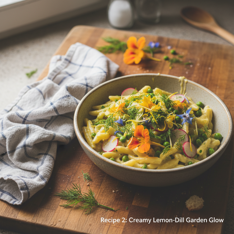 Creamy Lemon-Dill Garden Glow
