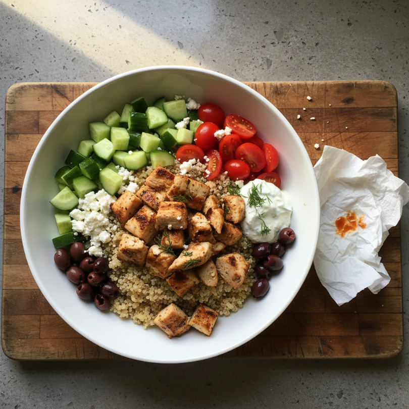 Greek Chicken Power Bowls