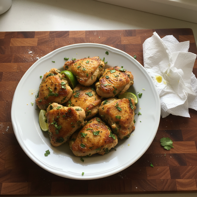 Zesty Cilantro Lime Chicken Thighs
