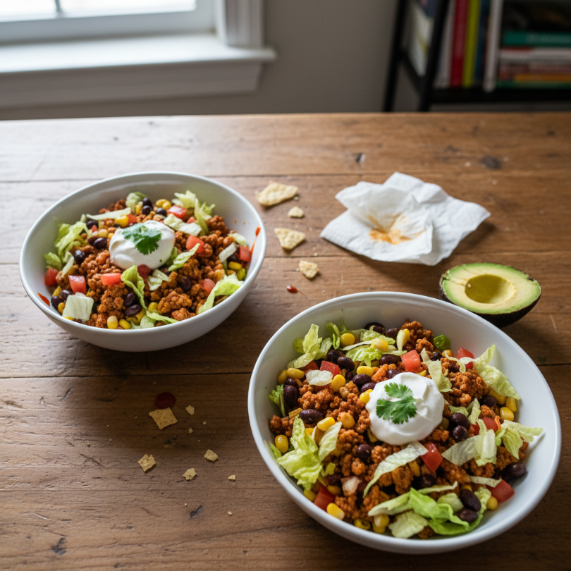 Ground Turkey Taco Bowls