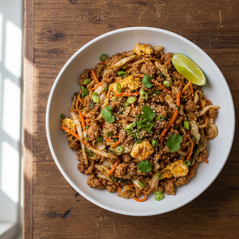 15-Minute Egg Roll in a Bowl