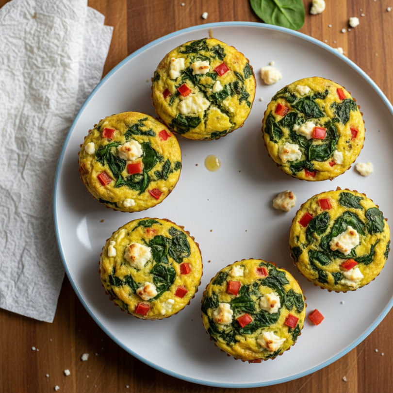 Egg and Spinach Breakfast Muffins
