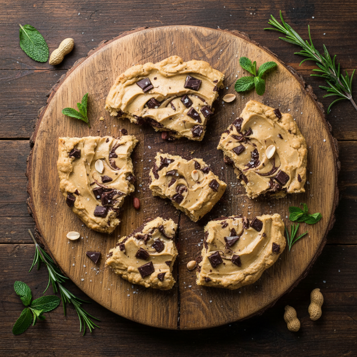 Peanut Butter Cookie Dough Bark