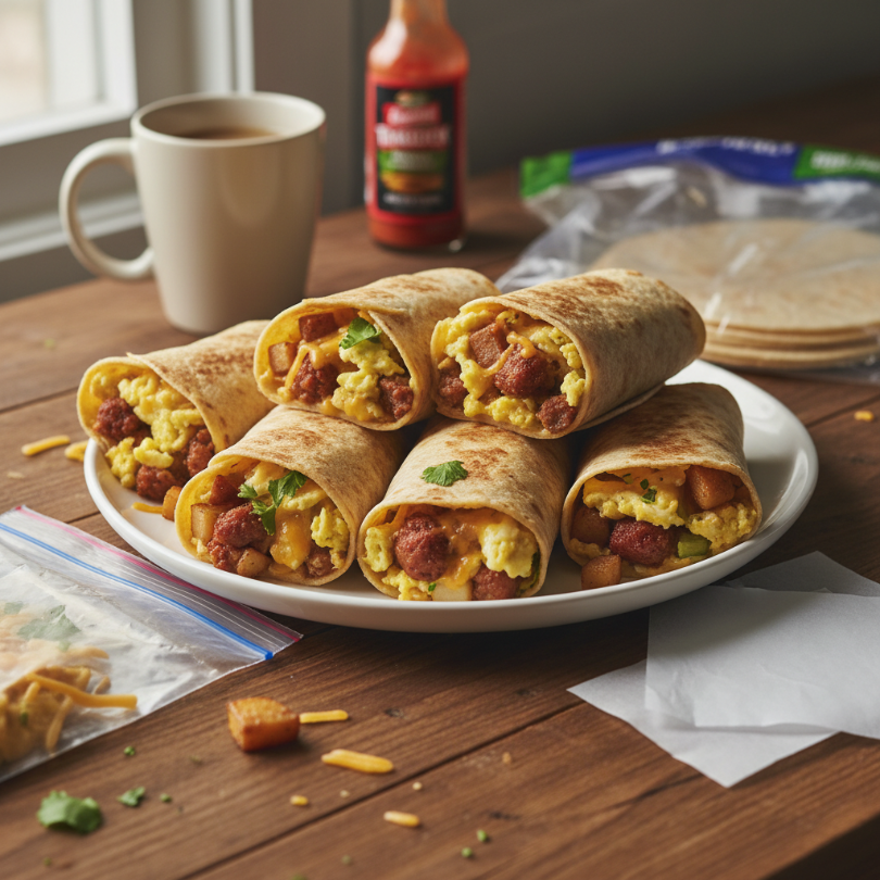 The Best Breakfast Burritos (Perfect for Freezing!)