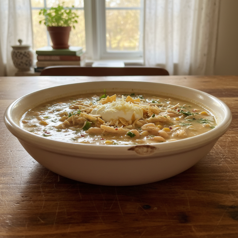 Crock Pot White Chicken Chili