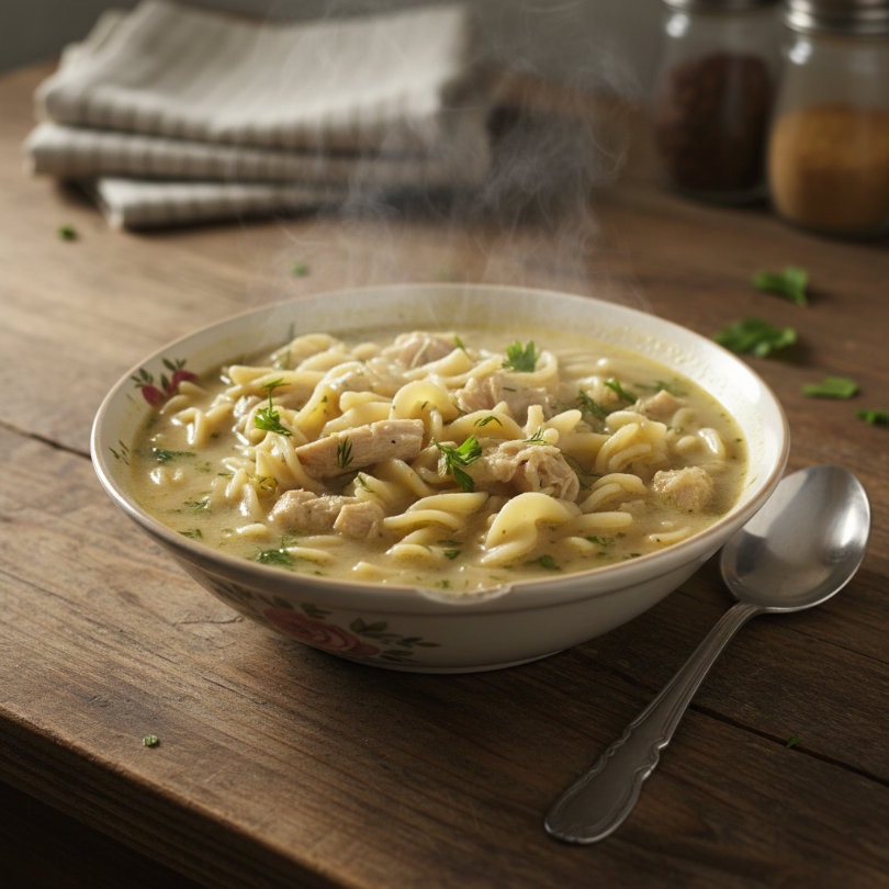 Creamy Chicken Noodle Soup