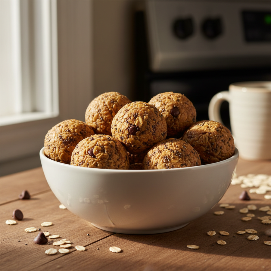 5 Ingredient No-Bake Peanut Butter Energy Bites