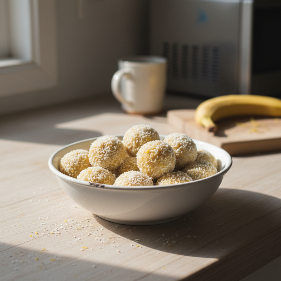 Lemon Coconut Energy Balls