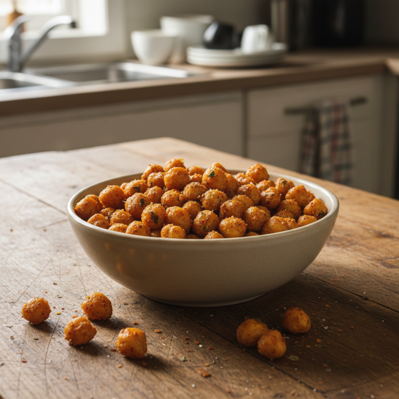 Crispy Roasted Chickpeas