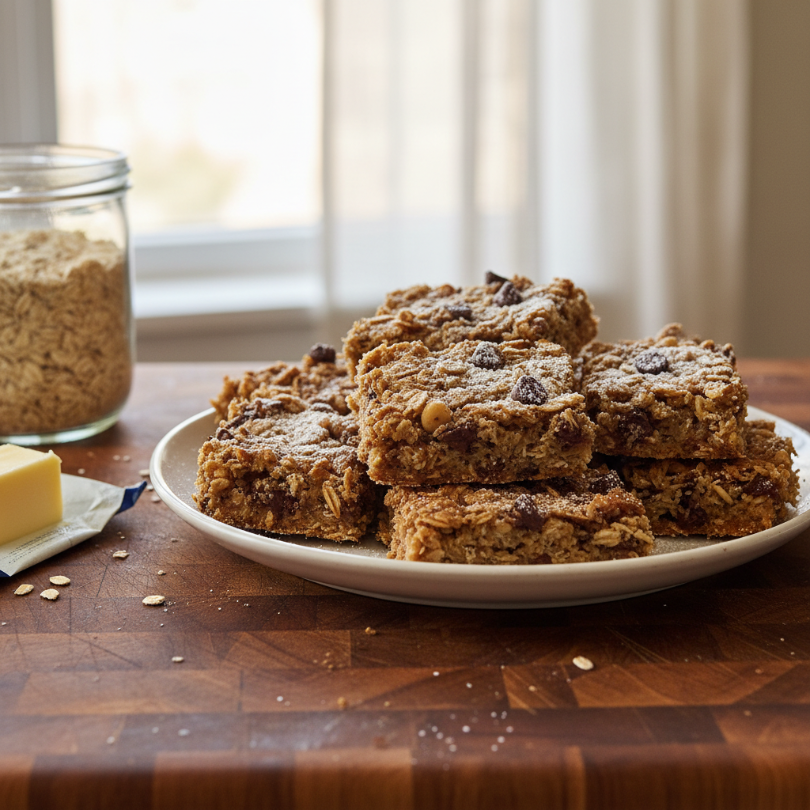 No-Bake Oatmeal Bars