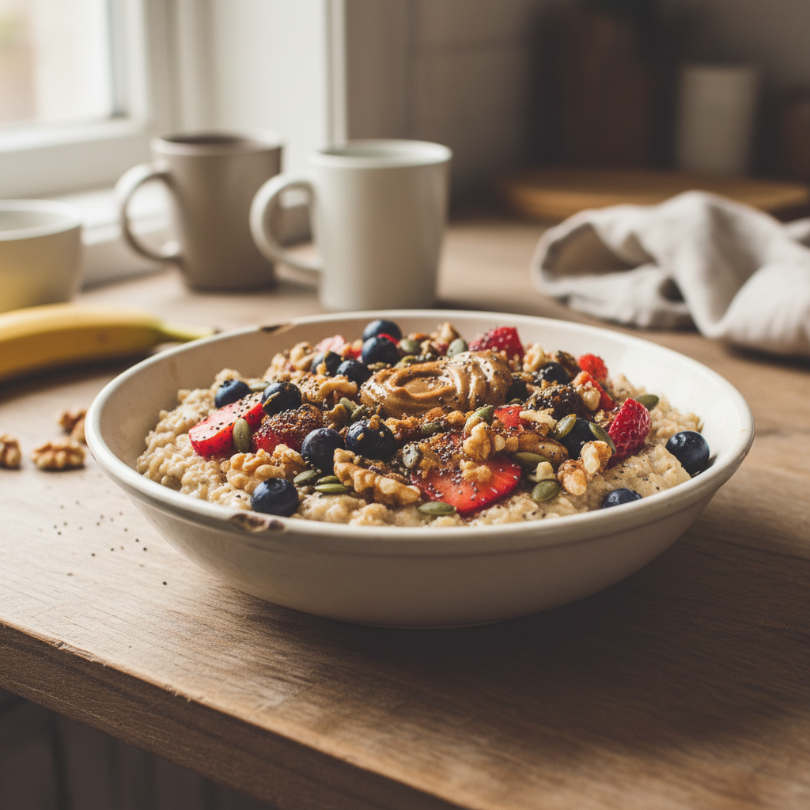 Nutrient-Dense Oatmeal Bowl