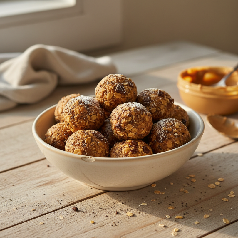 No Bake Peanut Butter Power Balls