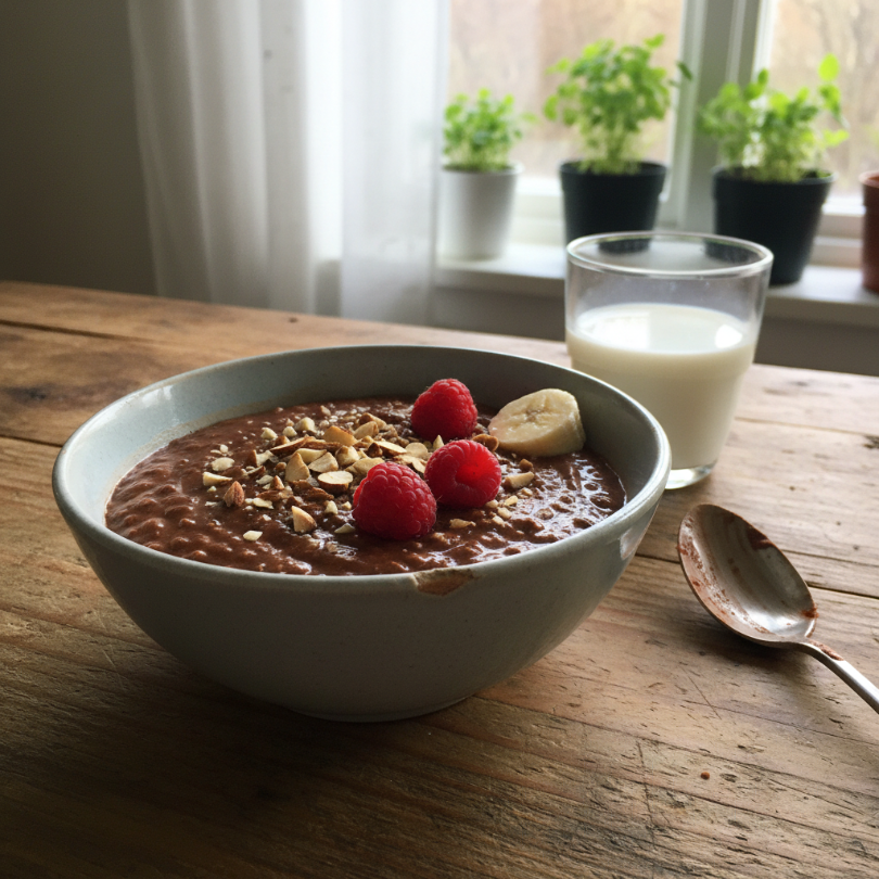 Chocolate Blended Overnight Oats