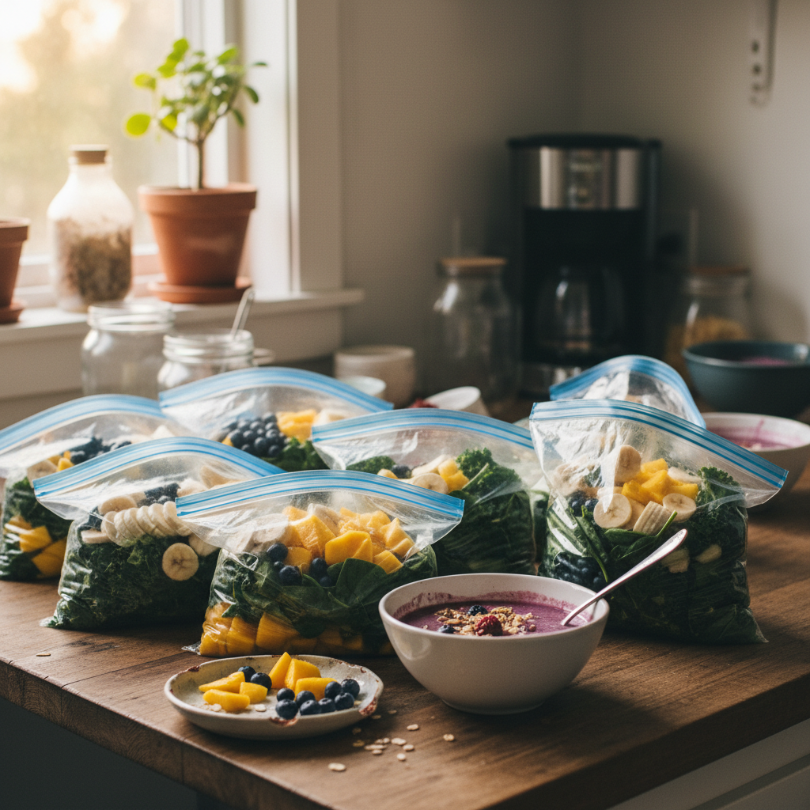How To Meal Prep Freezer Smoothie Packs