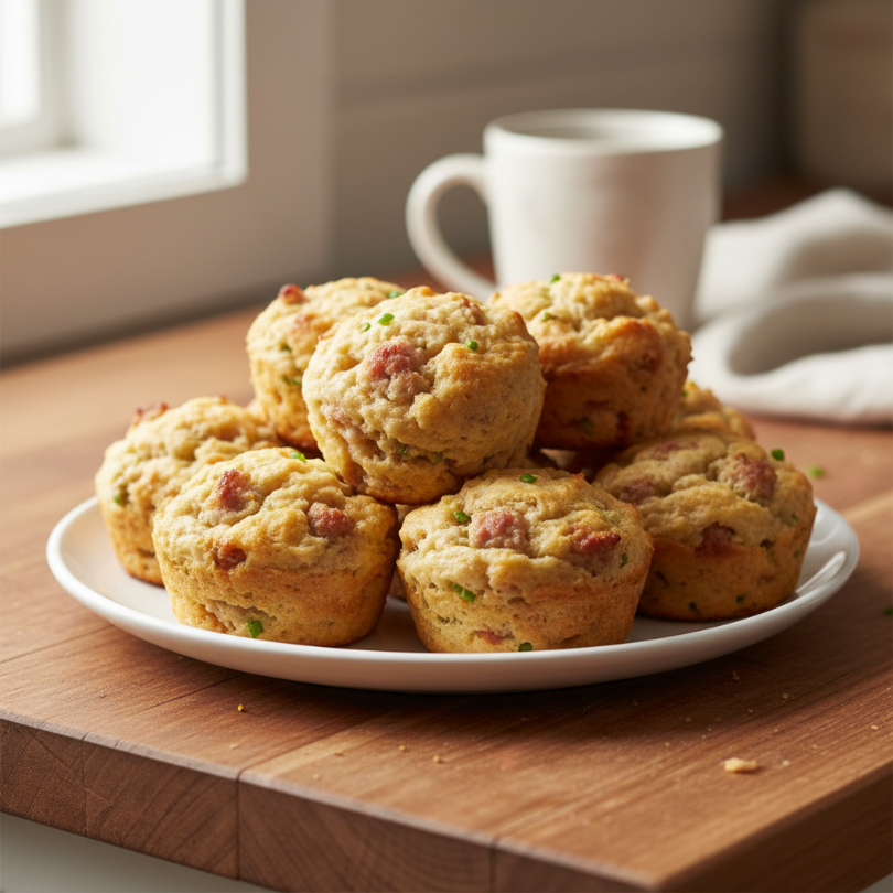 Sausage Breakfast Muffins with Bisquick