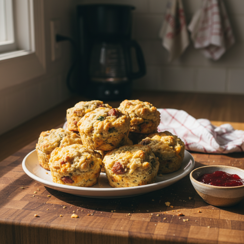 Breakfast Biscuit Muffins