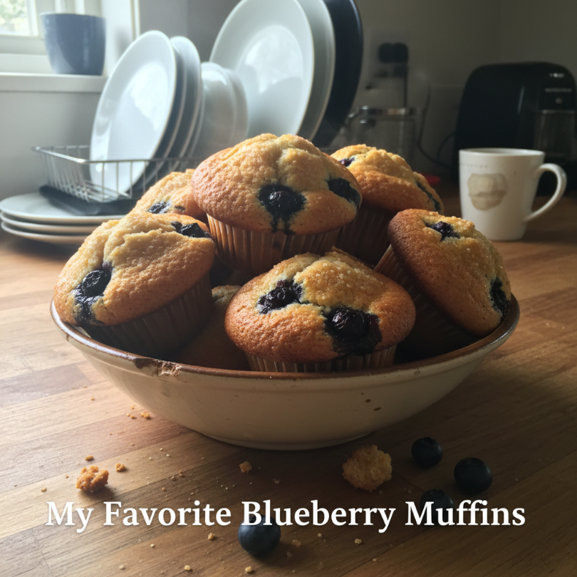 My Favorite Blueberry Muffins