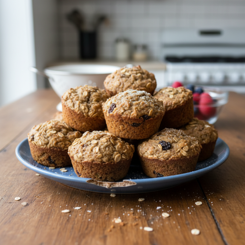 Healthy Oatmeal Muffins