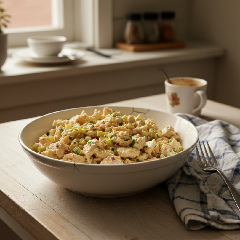 Simple Rotisserie Chicken Salad