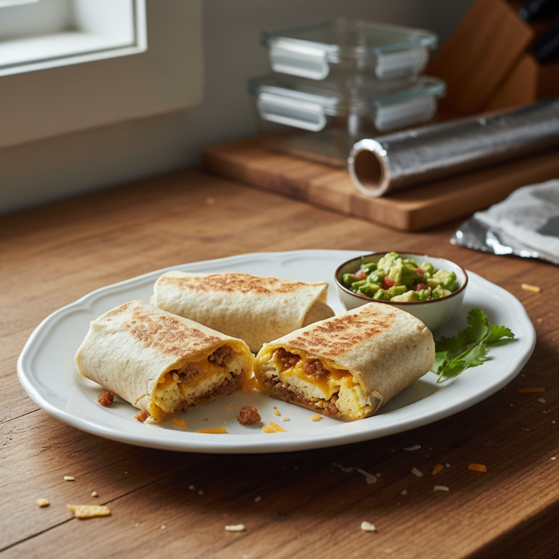 Freezer-Friendly Breakfast Burritos