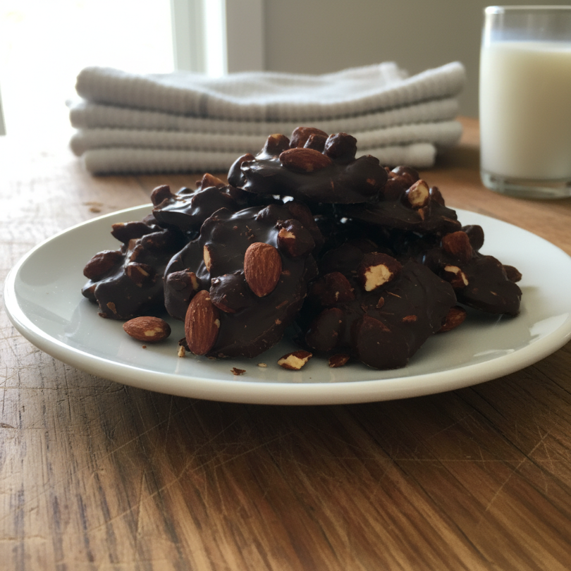 Dark Chocolate Almond Clusters
