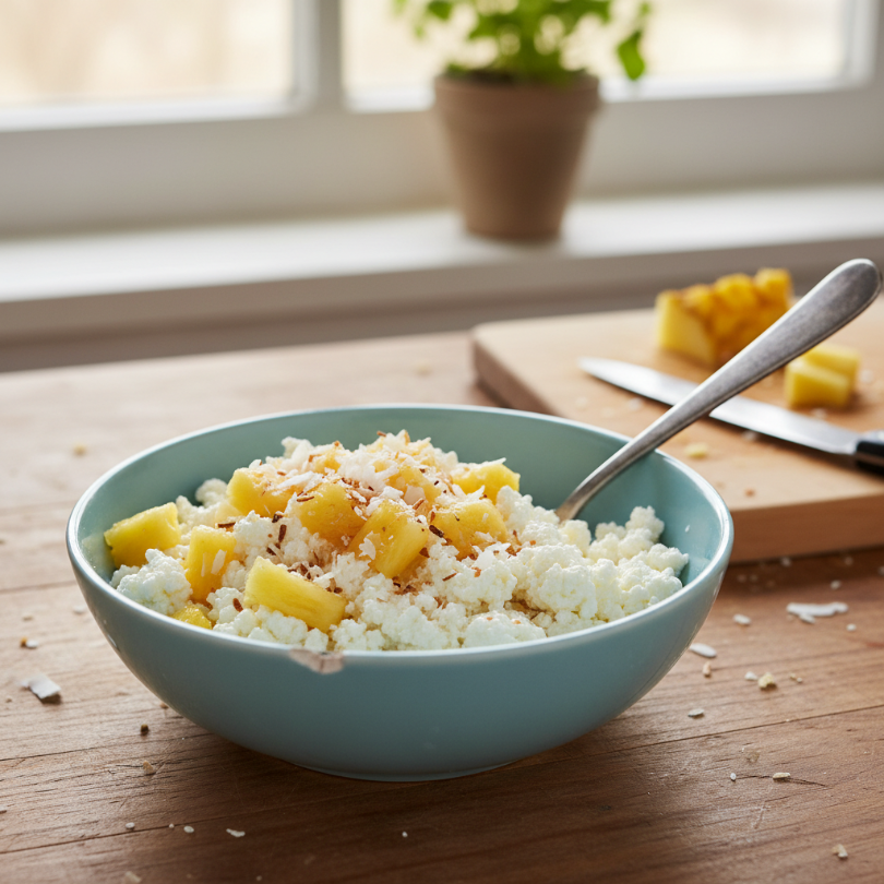 Cottage Cheese Pineapple Bowl