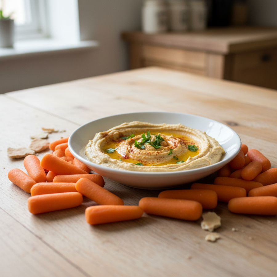 Hummus and Baby Carrots