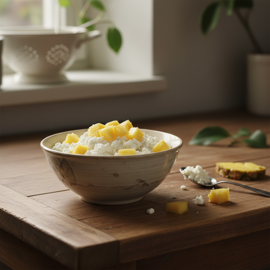 Cottage Cheese with Pineapple
