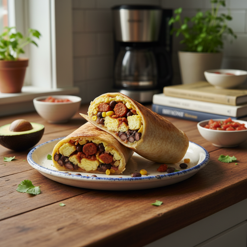 High-Protein Breakfast Burritos