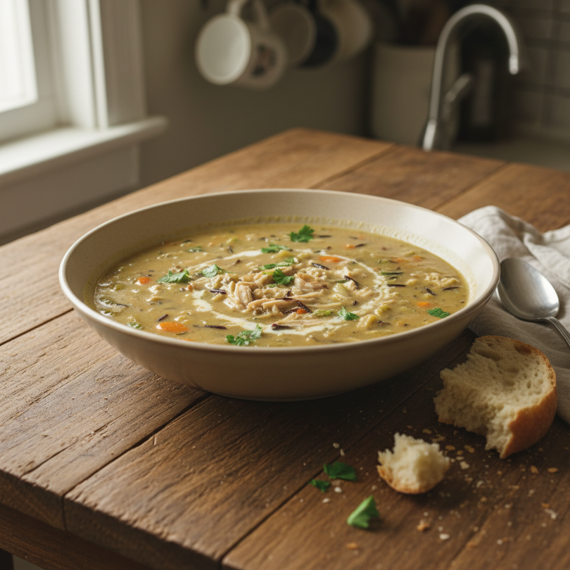 Creamy Chicken and Wild Rice Soup