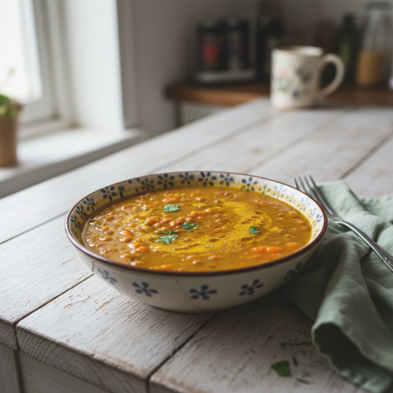 Lentil Soup with Turmeric