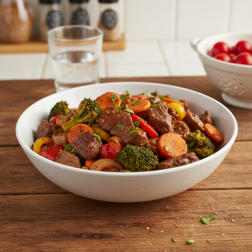 Beef and Vegetable Skillet