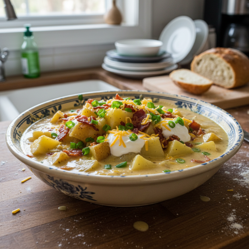 The Best Loaded Potato Soup