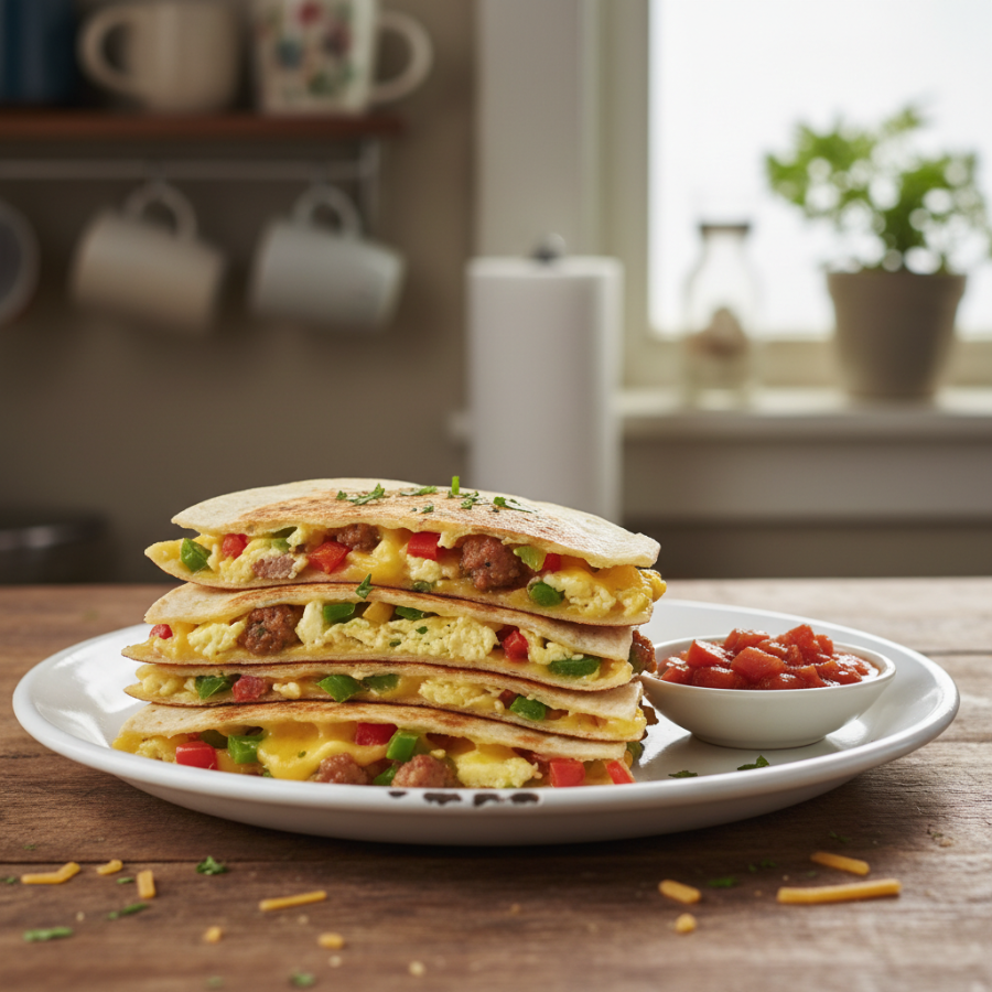 Freezer-Friendly Breakfast Quesadillas