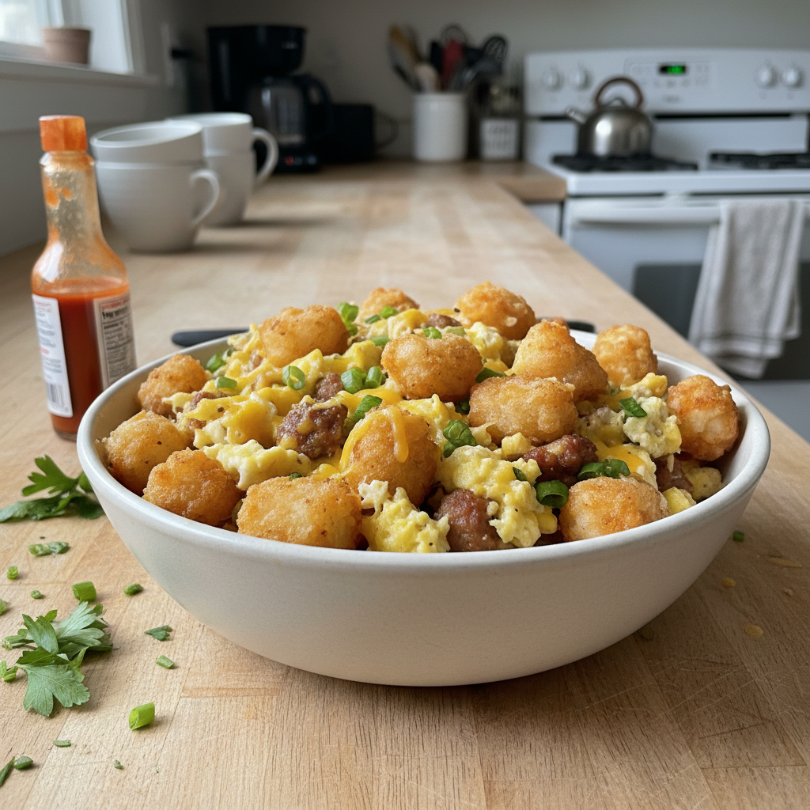 Tater Tot Breakfast Casserole
