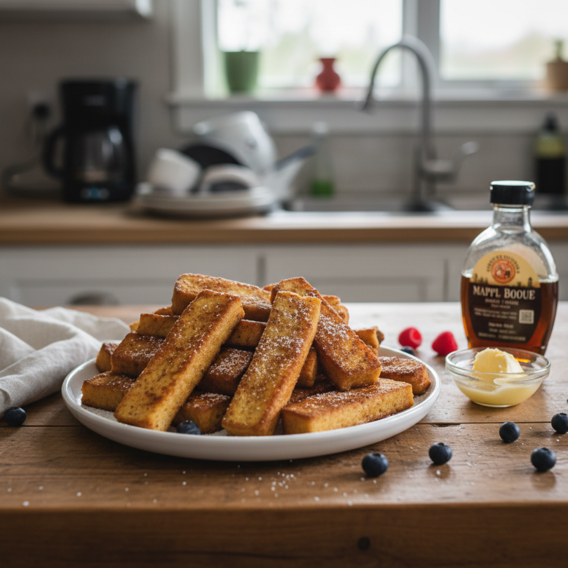 Freezer-Friendly French Toast Sticks